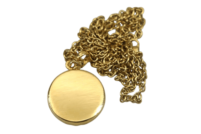 Alpha Phi Alpha Fraternity Pendant Necklace (ΑΦΑ) - Classic Man Series, Gold - fratrings