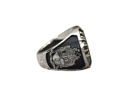 Alpha Phi Alpha Fraternity Ring (ΑΦΑ) - Classic Man Series, Dual Finish - fratrings