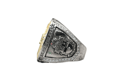 Alpha Phi Alpha Fraternity Ring (ΑΦΑ) - Shine Series, Dual Finish - fratrings