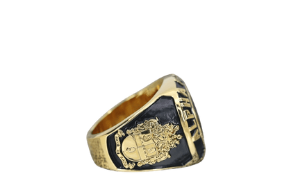 Alpha Phi Alpha Fraternity Ring (ΑΦΑ) - SPECIAL EDITION Classic Man Series, Gold - fratrings