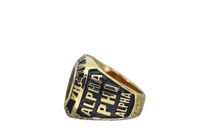 Alpha Phi Alpha Fraternity Ring (ΑΦΑ) - SPECIAL EDITION Classic Man Series, Gold - fratrings