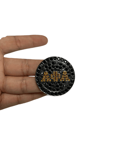 Alpha Phi Alpha Lapel Pin (ΑΦΑ) - Active Member Pin, Shine Series - fratrings
