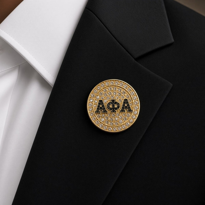 Alpha Phi Alpha Lapel Pin - PREMIUM Alumni Pin, Shine Series