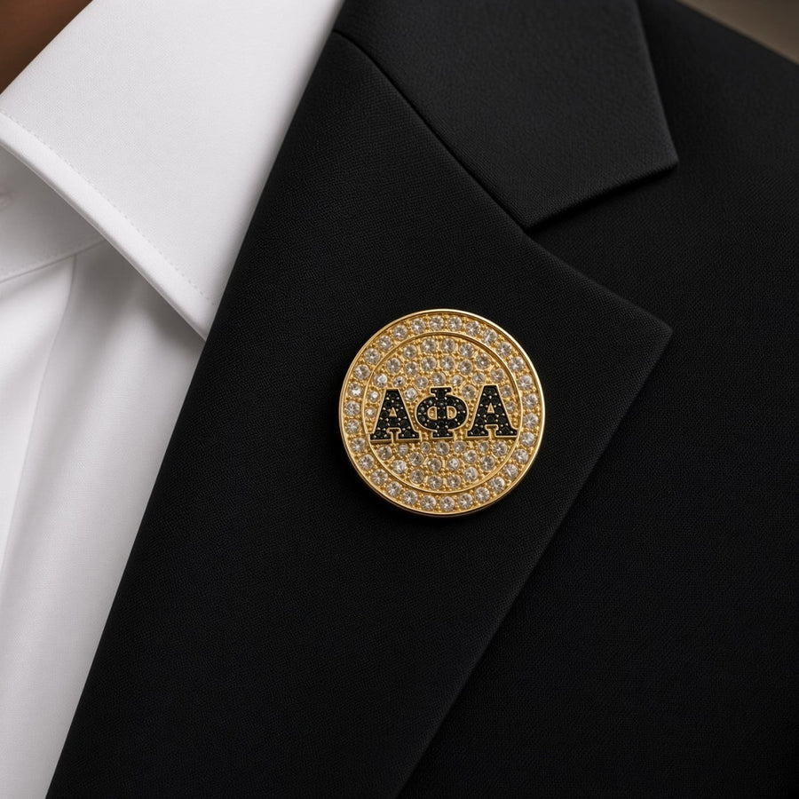 Alpha Phi Alpha Lapel Pin - PREMIUM Alumni Pin, Shine Series
