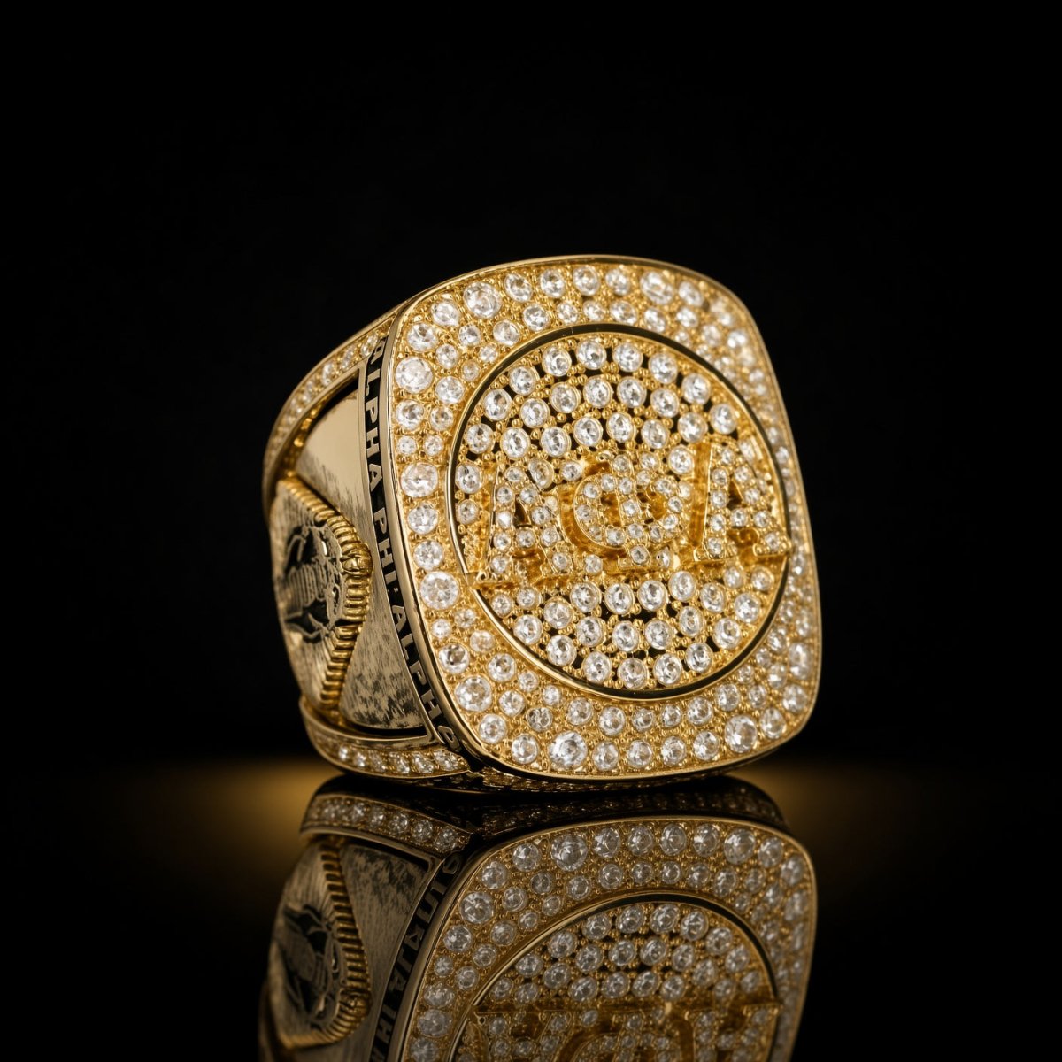 Alpha Phi Alpha Official Series Ring — Choose Your Finish - fratrings