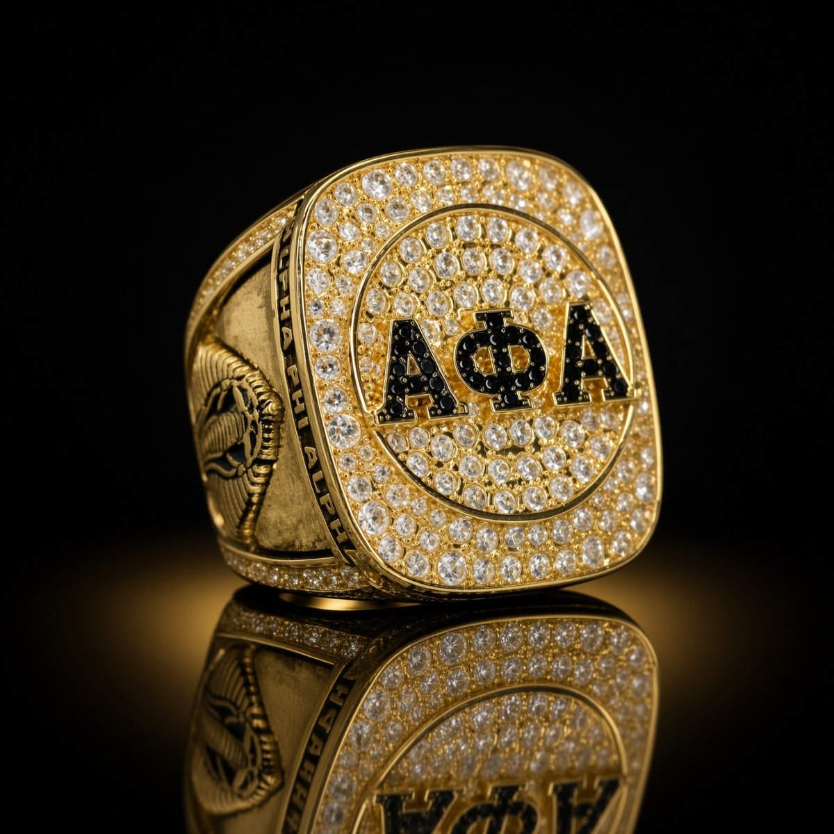 Alpha Phi Alpha Official Series Ring — Choose Your Finish - fratrings
