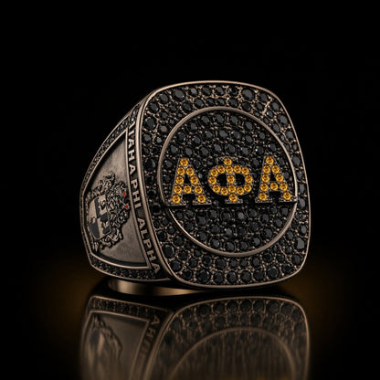 Alpha Phi Alpha Official Series Ring — Choose Your Finish - fratrings