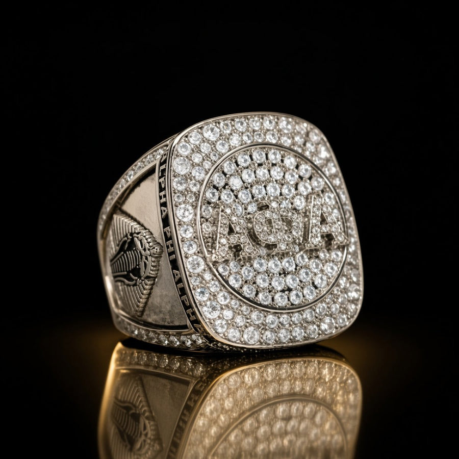 Alpha Phi Alpha Official Series Ring, Silver