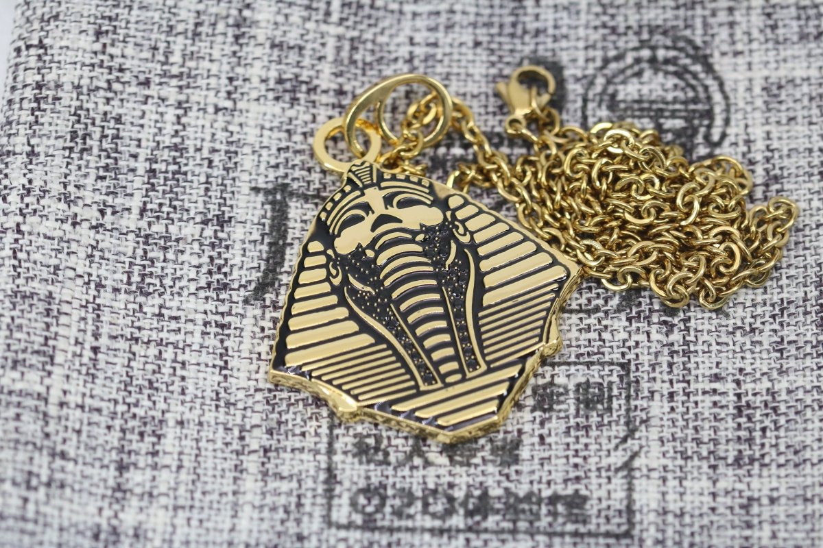 Alpha Phi Alpha Pendant Necklace (ΑΦΑ) - The Sphinx - LIMITED EDITION, Gold - fratrings