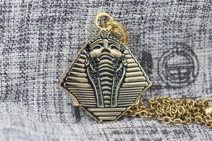 Alpha Phi Alpha Pendant Necklace (ΑΦΑ) - The Sphinx - LIMITED EDITION, Gold - fratrings