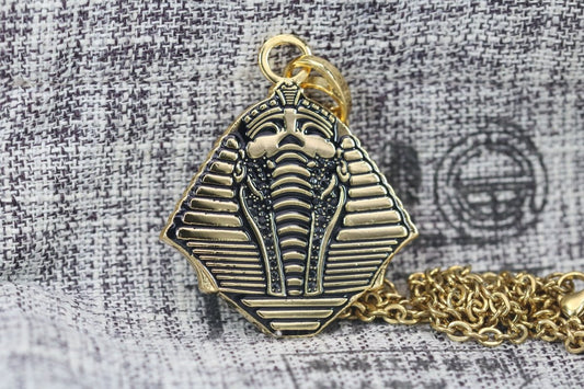 Alpha Phi Alpha Pendant Necklace (ΑΦΑ) - The Sphinx - LIMITED EDITION, Gold - fratrings