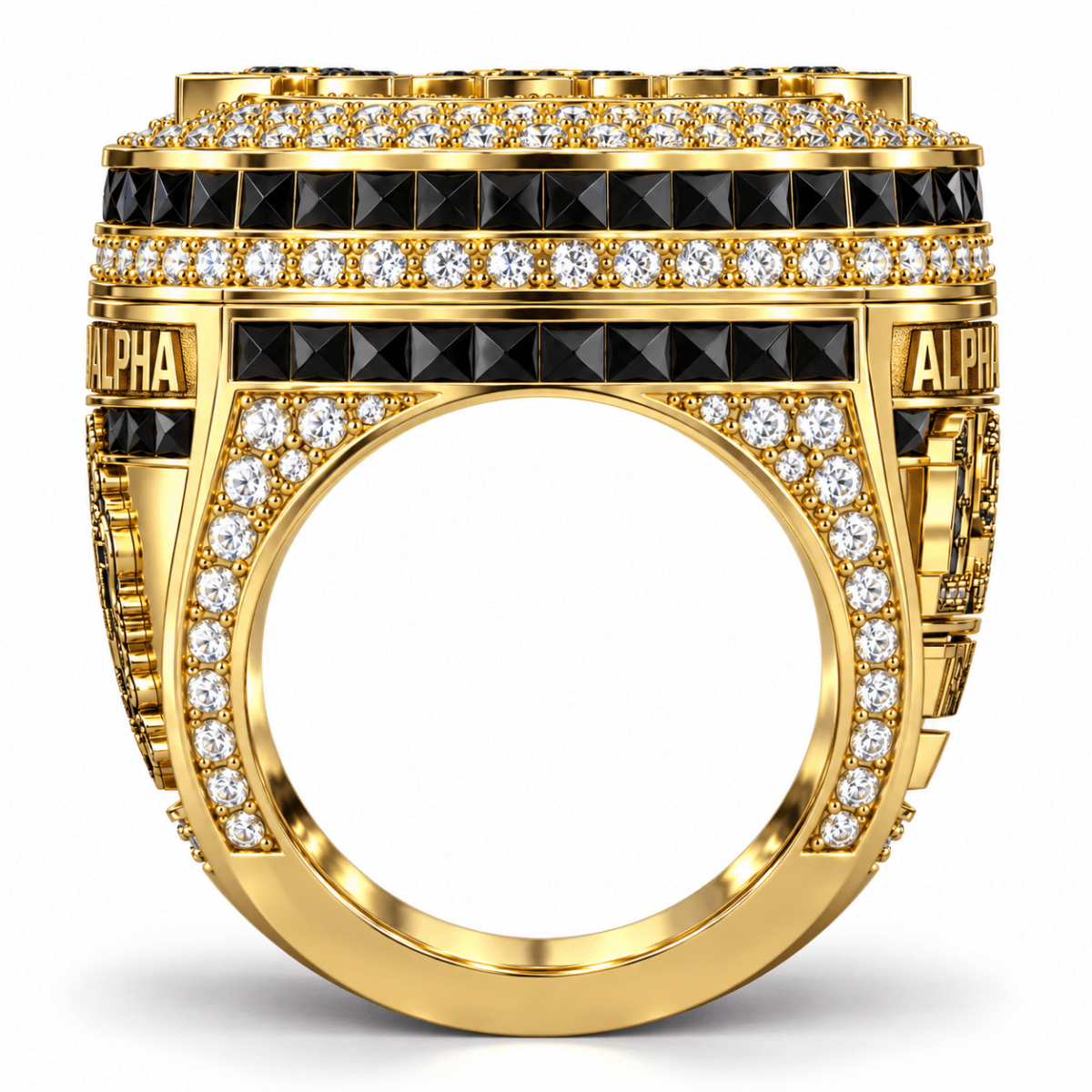 Alpha Phi Alpha XL Official Ring — Choose Your Plating - fratrings