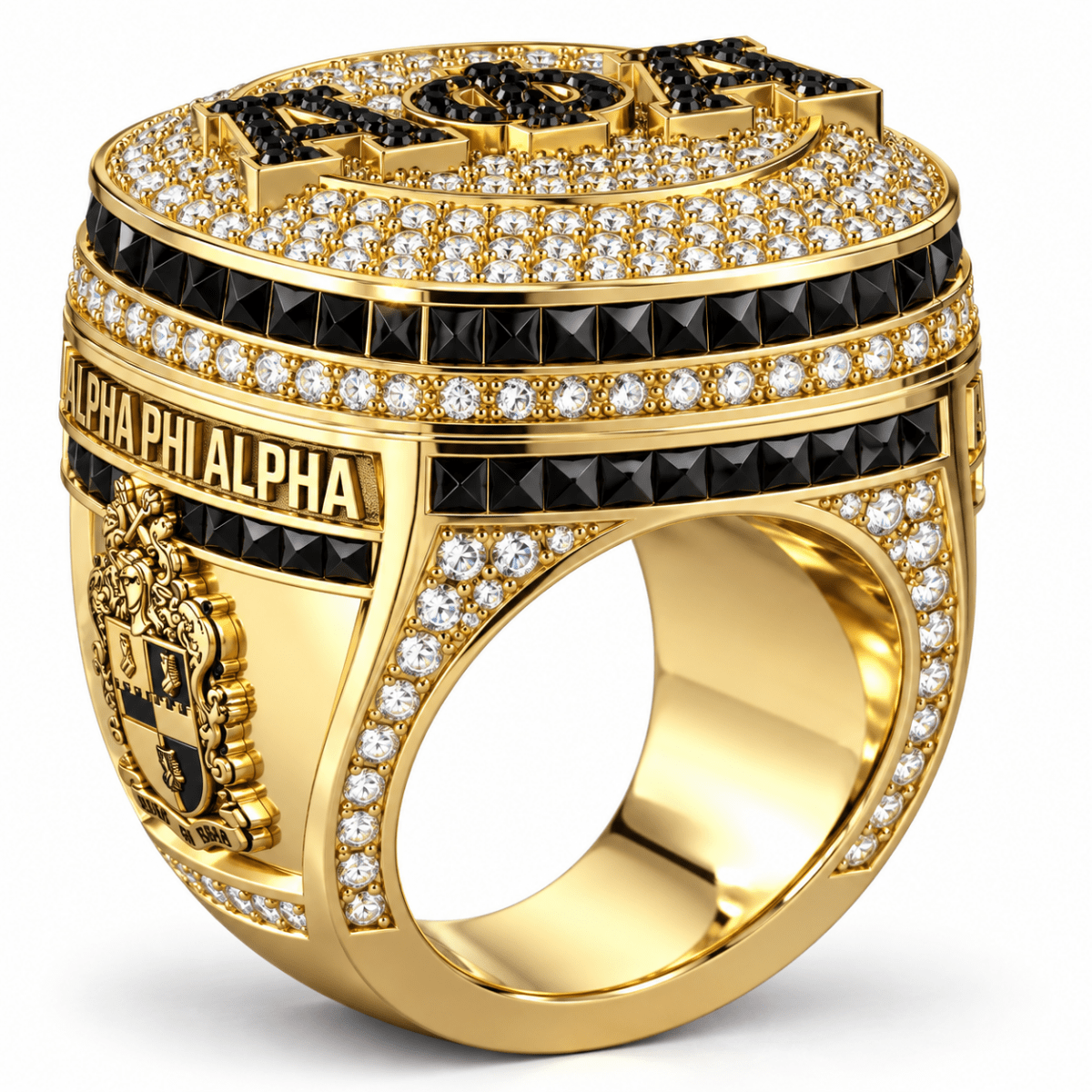 Alpha Phi Alpha XL Official Ring — Choose Your Plating - fratrings
