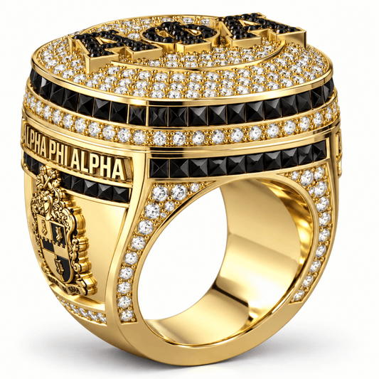 Alpha Phi Alpha XL Official Ring — Choose Your Plating - fratrings