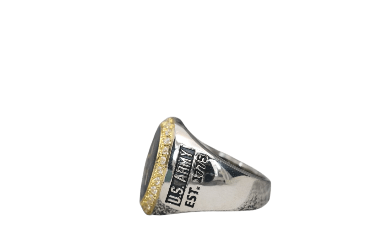 Army Star Military Ring for U.S. Army Members (Female) - fratrings