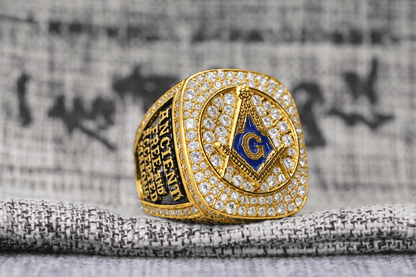 Blue Lodge Masonic Ring — Official Series, Gold Plated - fratrings