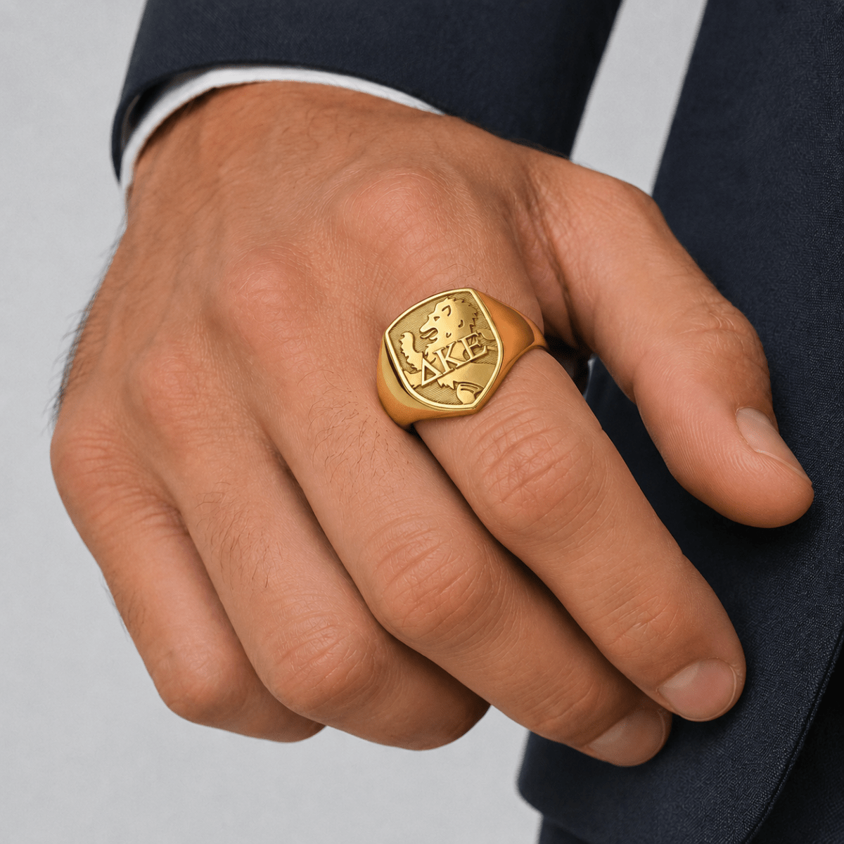 Delta Kappa Epsilon (DKE) Ring – Officially Licensed Signet Ring - fratrings