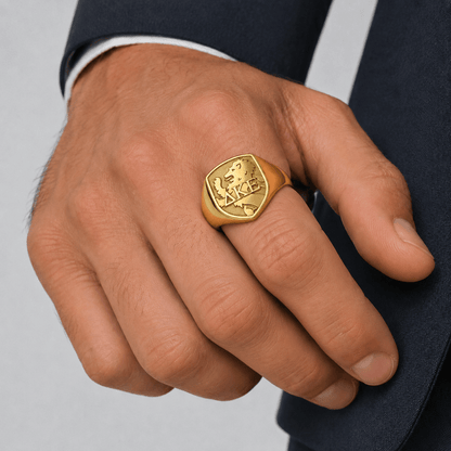 Delta Kappa Epsilon (DKE) Ring – Officially Licensed Signet Ring - fratrings