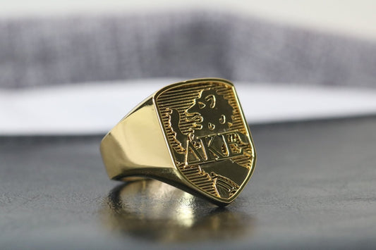 Delta Kappa Epsilon (DKE) Ring – Officially Licensed Signet Ring - fratrings