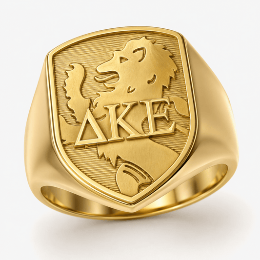 Delta Kappa Epsilon (DKE) Ring – Officially Licensed Signet Ring - fratrings