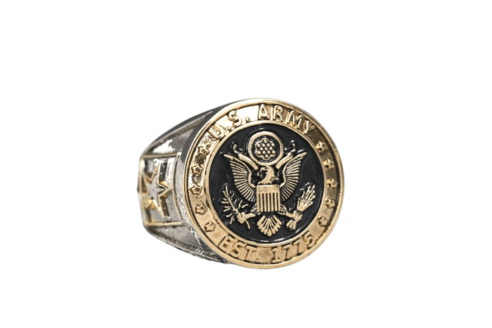Eagle Valor Military Ring for U.S. Army Members