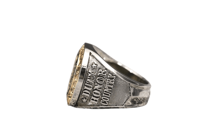 Eagle Valor Military Ring for U.S. Army Members - fratrings