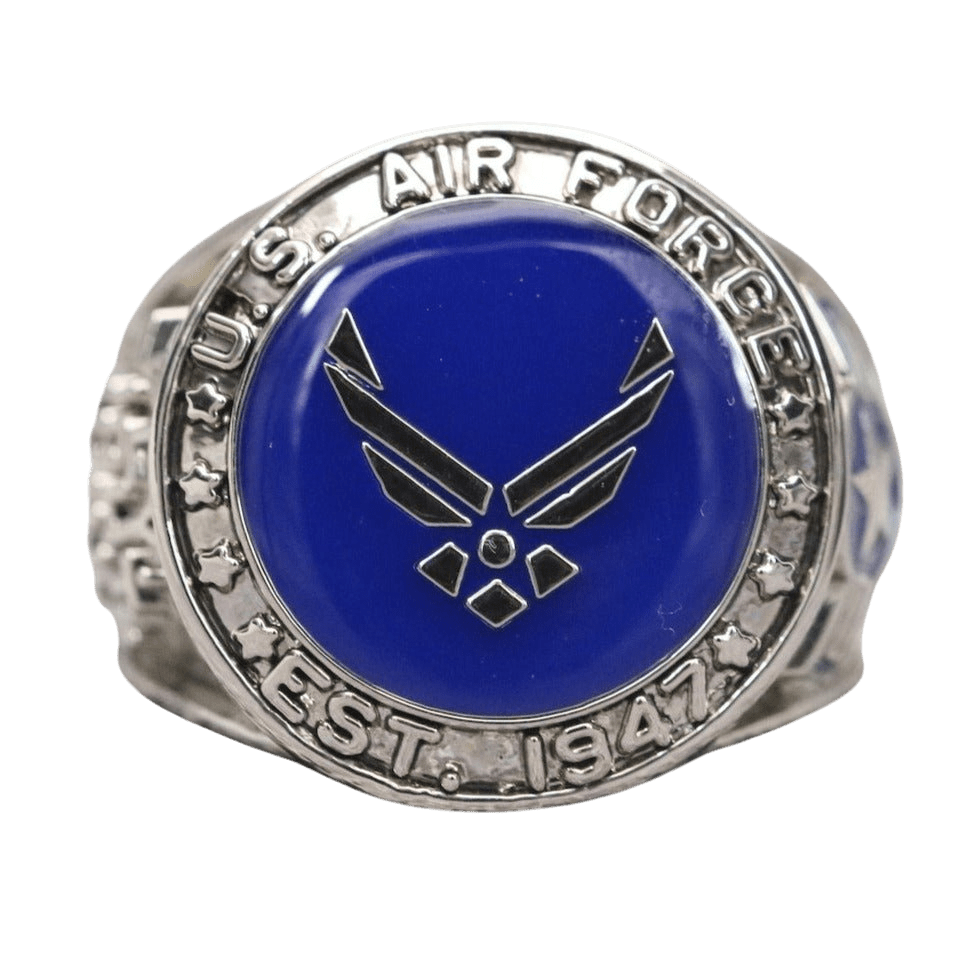 Falcon Valor Military Ring for U.S. Air Force Members - fratrings
