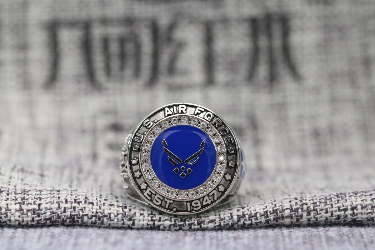 Ladies Usaf Rings Falcon Valor Women's Military Ring for U.S. Air Force Members – fratrings