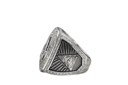 Free And Accepted Masons Ring (Eye Of The Providence) - Shine Series, 18k Dual Finish - fratrings