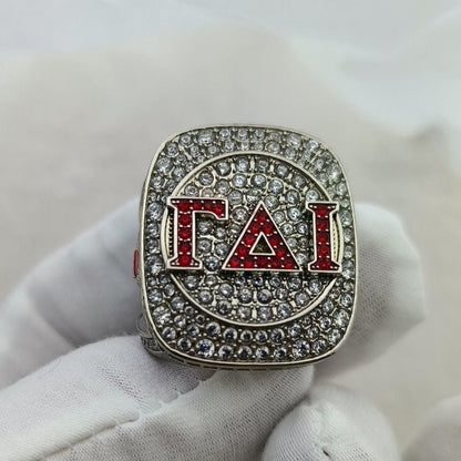 Gamma Delta Iota Fraternity Ring (ΓΔI) - Shine Series, Silver - fratrings