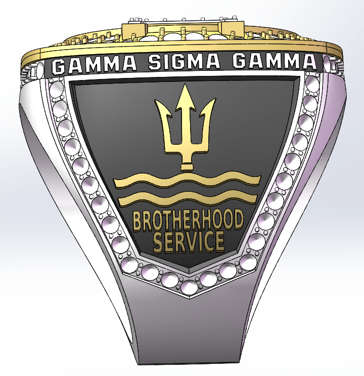 Gamma Sigma Gamma Initial Order - 28 Rings - fratrings