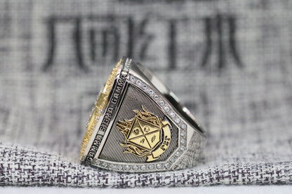 Gamma Sigma Gamma Official Series dual-tone ring — crest side
