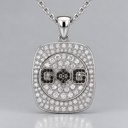 Groove Phi Groove Official Series Pendant Necklace — White Gold