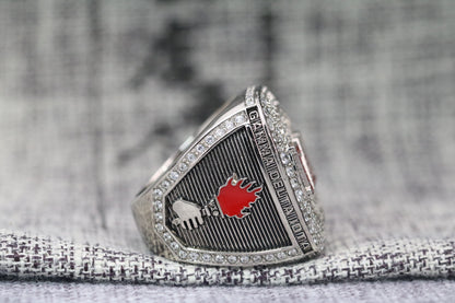 Gamma Delta Iota Fraternity Ring (ΓΔI) - Shine Series, Silver