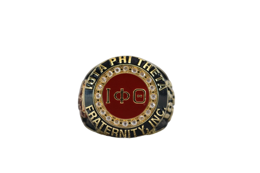 Iota Phi Theta Fraternity Ring (ΙΦΘ) - Classic Man Series, Gold - fratrings