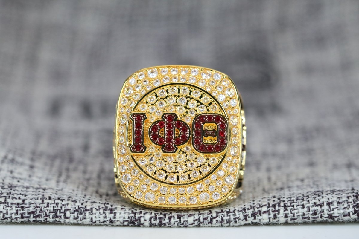 Iota Phi Theta Fraternity Ring (ΙΦΘ) - Shine Series, Gold - fratrings