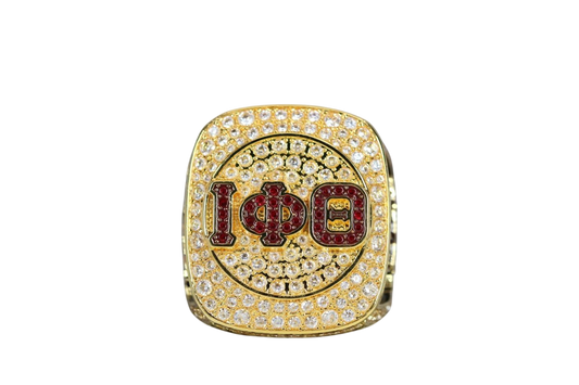 Iota Phi Theta Fraternity Ring (ΙΦΘ) - Shine Series, Gold - fratrings