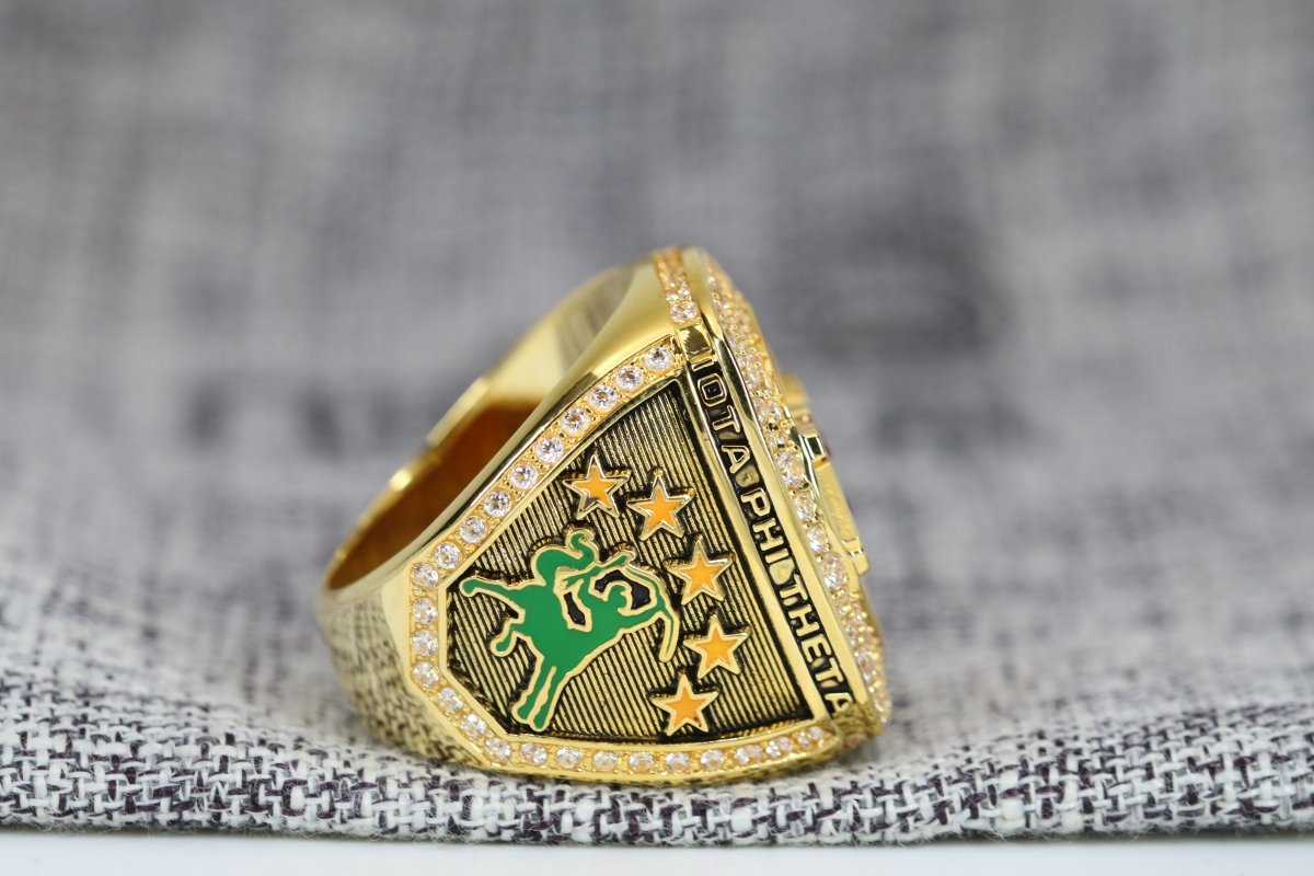 Iota Phi Theta Fraternity Ring (ΙΦΘ) - Shine Series, Gold - fratrings