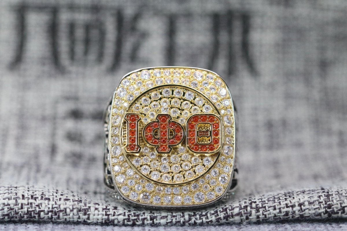 Iota Phi Theta Fraternity Ring (ΙΦΘ) - Shine Series, Yellow Gold Face