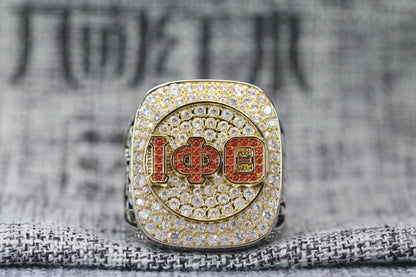 Iota Phi Theta Fraternity Ring (ΙΦΘ) - Shine Series, Yellow Gold Face