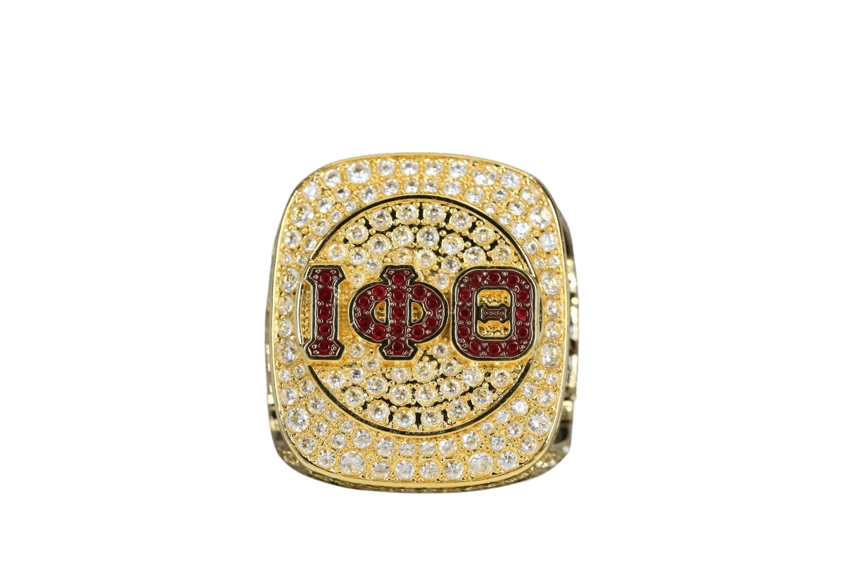 Iota Phi Theta Fraternity Ring (ΙΦΘ) - SPECIAL EDITION Shine Series, Gold - fratrings