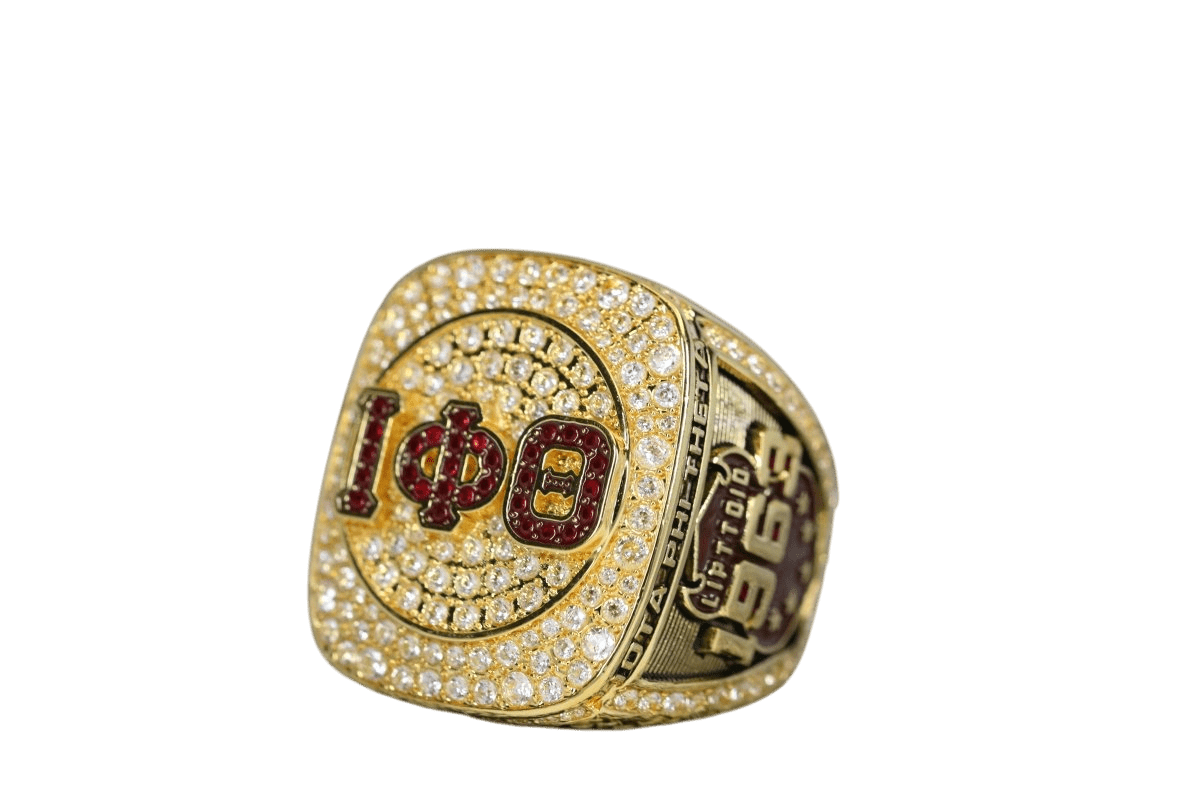 Iota Phi Theta Fraternity Ring (ΙΦΘ) - SPECIAL EDITION Shine Series, Gold - fratrings