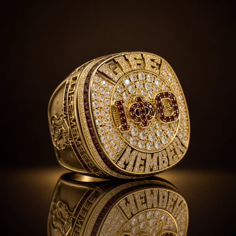 Iota Phi Theta Life Member Ring, Gold