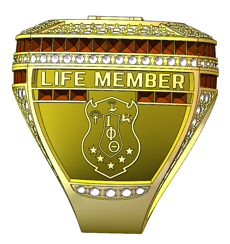 Iota Phi Theta Life Members Ring - fratrings