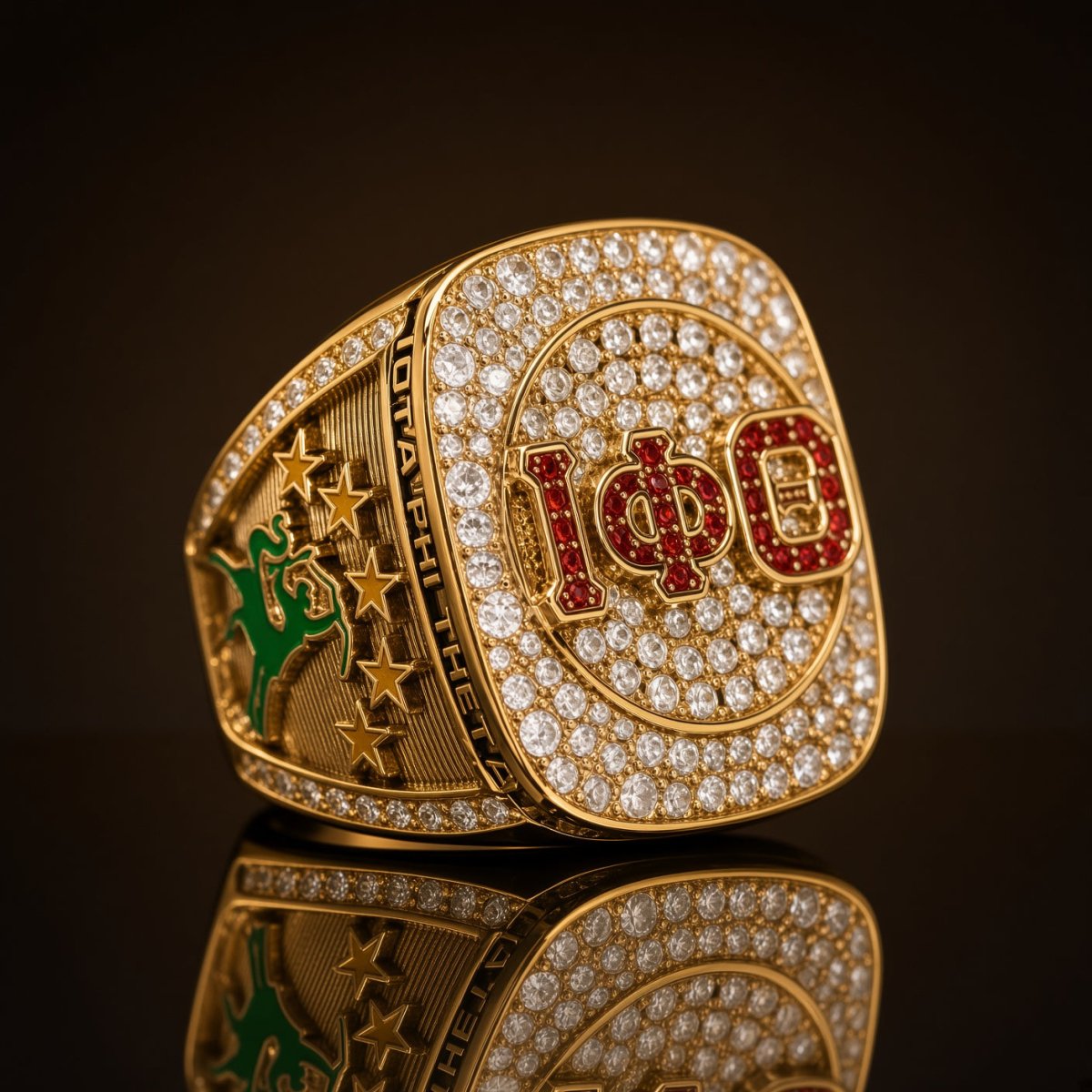 Iota Phi Theta Official Series Ring, Gold - fratrings
