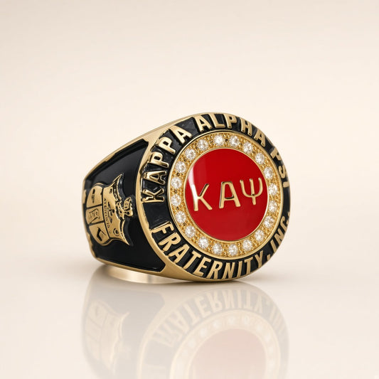 Kappa Alpha Psi Alumni Ring, Gold - fratrings
