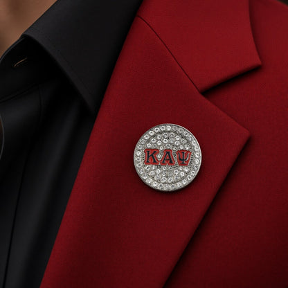 Kappa Alpha Psi Fraternity Lapel Pin - Active Member Pin, Shine Series - fratrings
