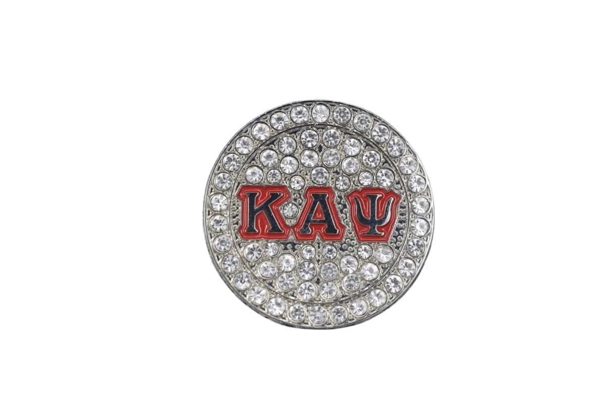 Kappa Alpha Psi Fraternity Lapel Pin (ΚΑΨ) - Active Member Pin, Shine Series - fratrings