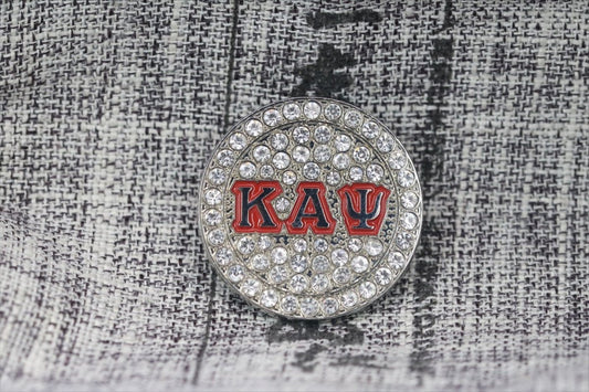 Kappa Alpha Psi Fraternity Lapel Pin (ΚΑΨ) - Active Member Pin, Shine Series - fratrings