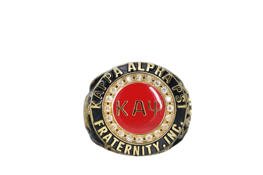 Kappa Alpha Psi Fraternity Ring (ΚΑΨ) - Classic Man Series, Gold - fratrings
